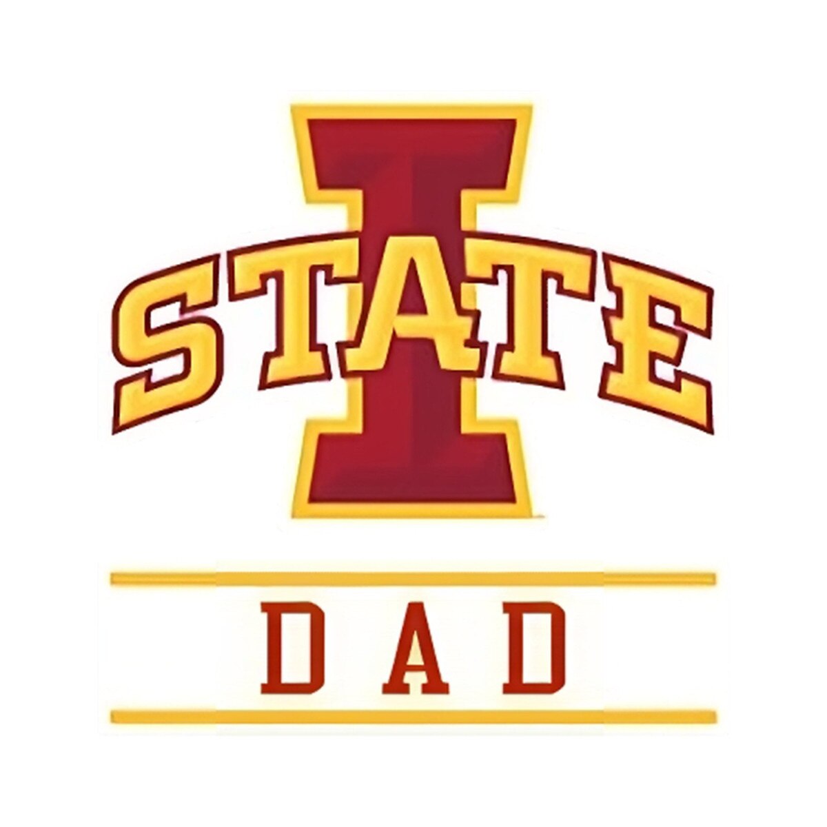 I-State Dad Vinyl Decal (3.5"x3.5")
